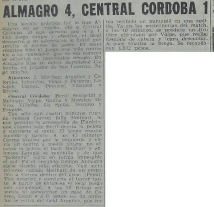 Image from Depto de Historia, Estadisticas y Museo del Club Almagro: <a class="text-blue-500 hover:underline cursor-pointer" href="/hashtag...