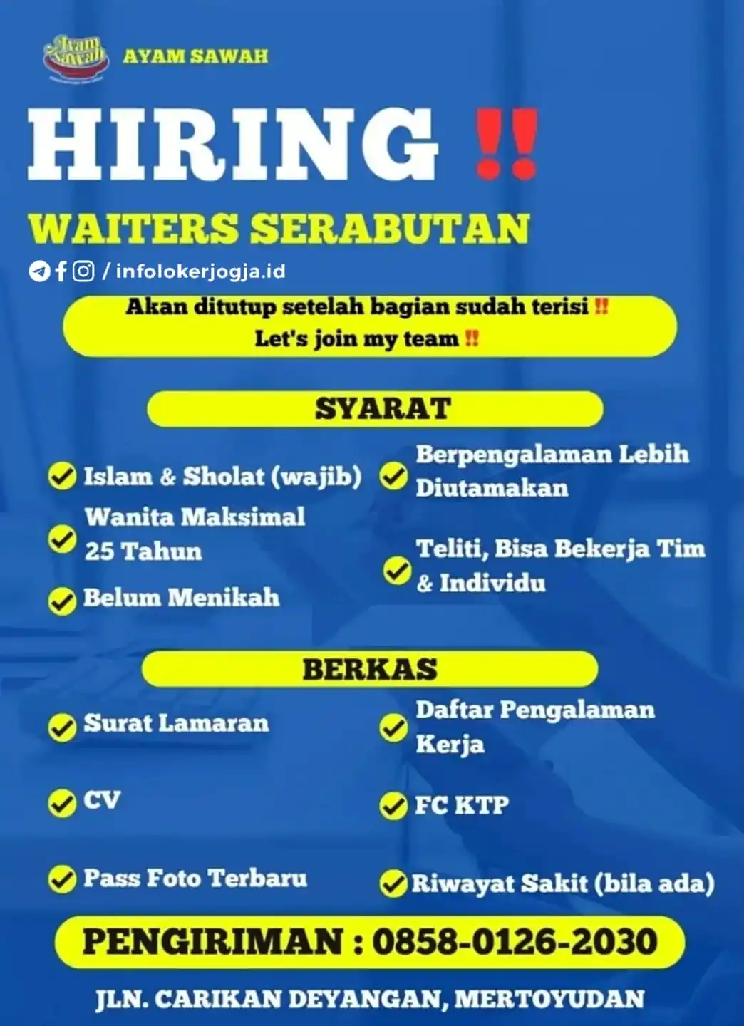 Info Loker Magelang (Official) post
