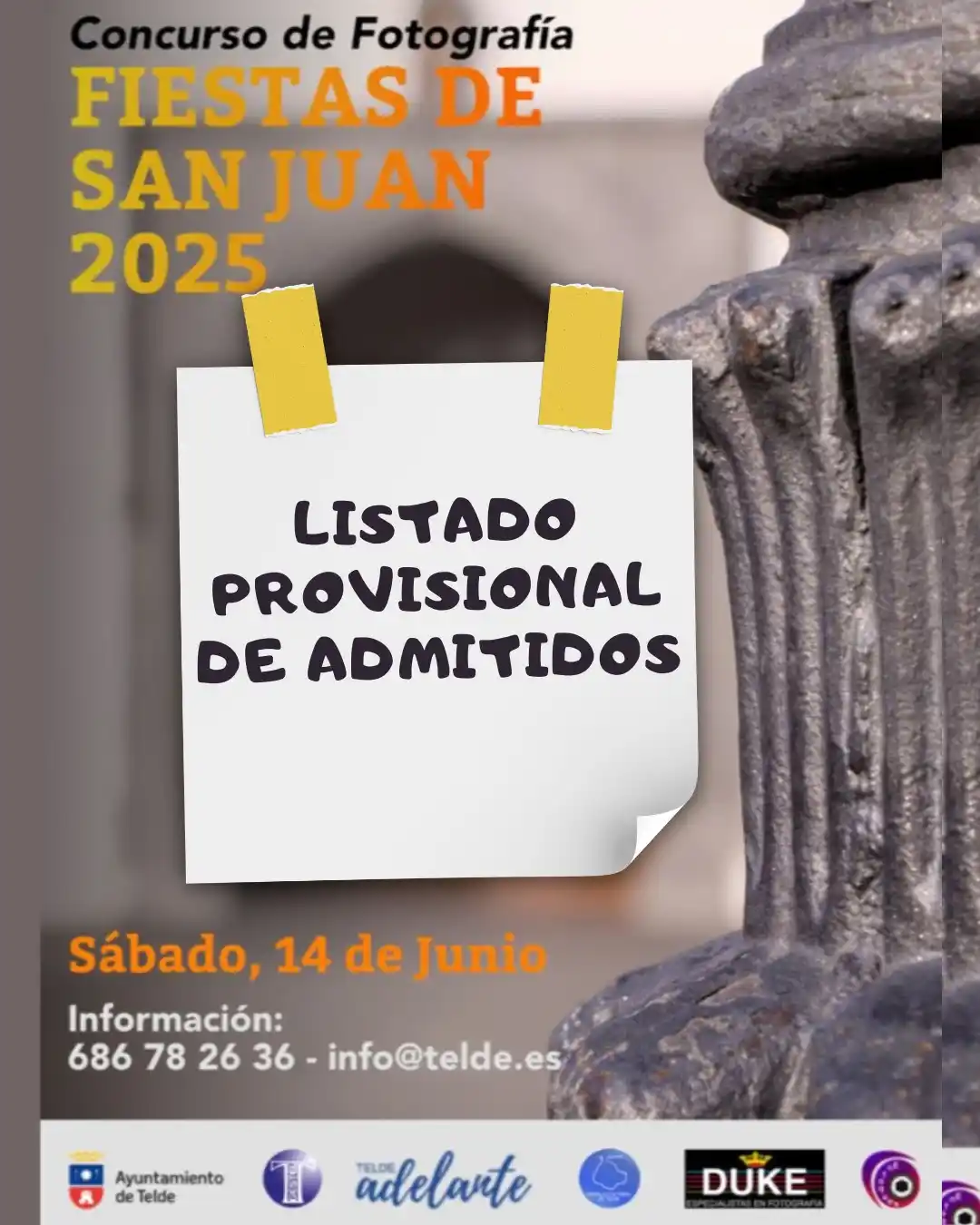 Image from Ayuntamiento de Telde: 📢‼📸¡Ya puedes consultar el *listado provisional de admitidos* para p...