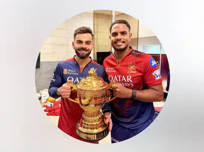 Image from World Cricket Updates: Yash Dayal's New DP with Virat Kohli on his Instagram. ❤️ - King Kohl...