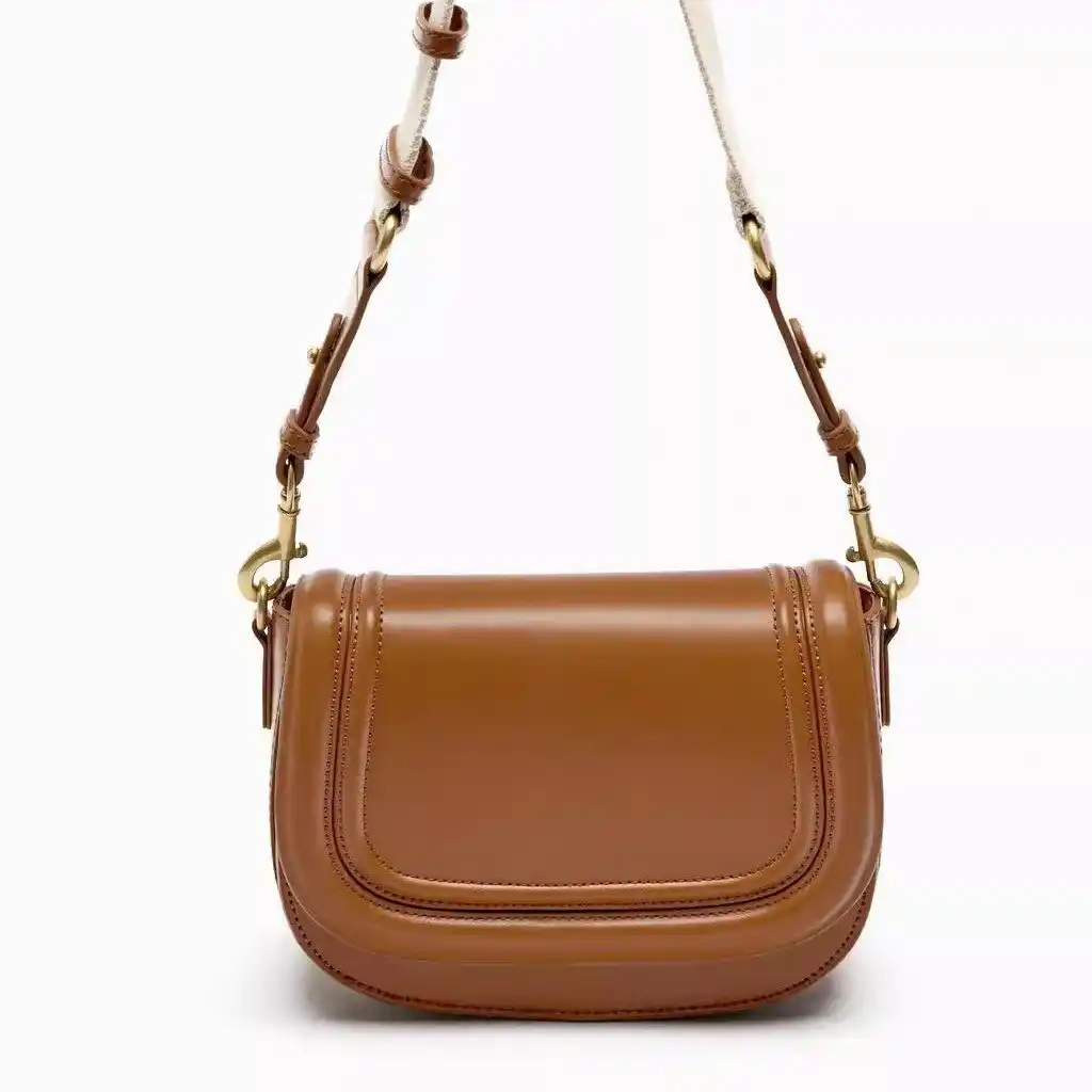 Image from ✨PromosdaMah: 🔥 ZA MYLRF Bolsa Feminina Nova De Sela diagonal Com Alça Larga Nas Ax...