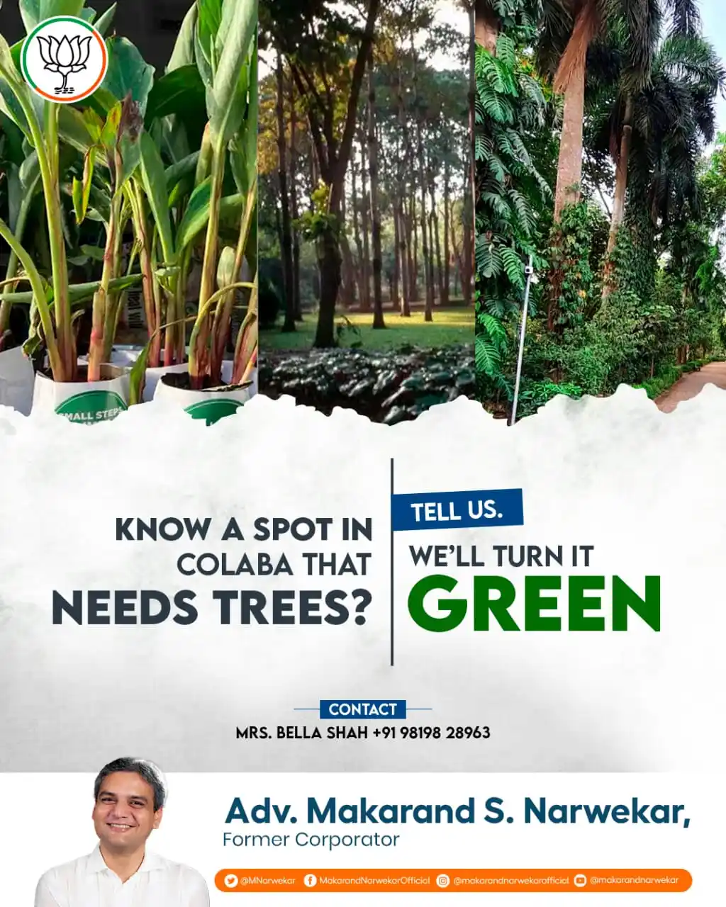 Image from Makarand Narwekar: A greener Colaba starts with all of us. This Environment Day, let’s co...