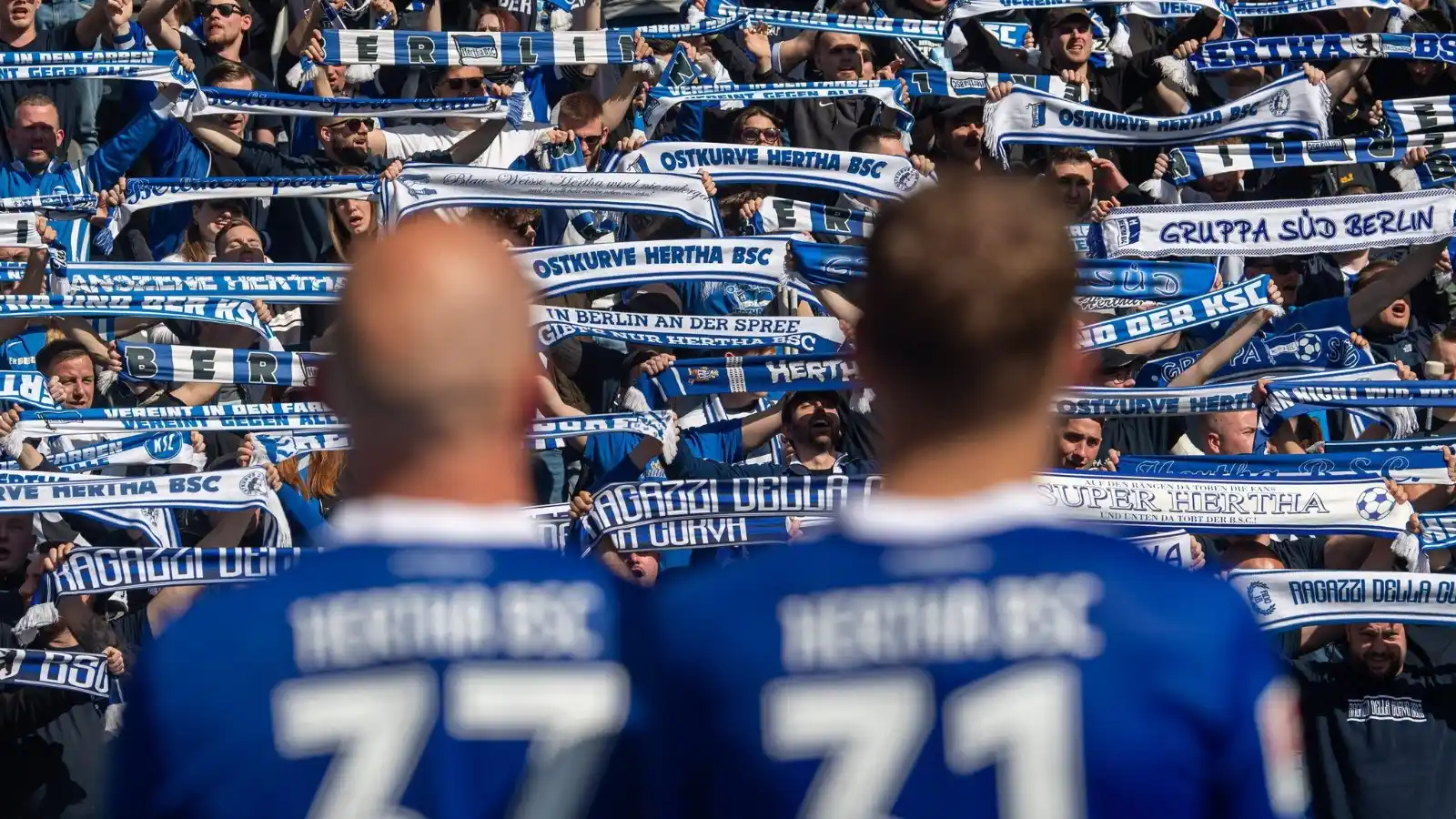Image from MOZ-Sport: ⚽ *Ärger im Berliner Fußball: Fans von Hertha BSC drohen BFC Dynamo mi...