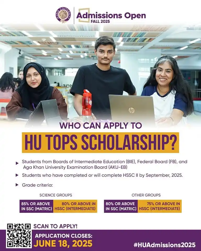 Image from Students' Empowered Oasis-SEO: At Habib University, we believe that talent should never be hindered b...