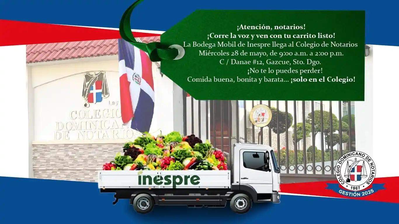 Image from Un Notario Para TODOS 🧑⚖️🧑🏾⚖️🧑✈️🧑🌾🧑🏫🧓: 📣¡Atención, notarios! 📣 ¡Corre la voz y ven con tu carrito listo!🛒...