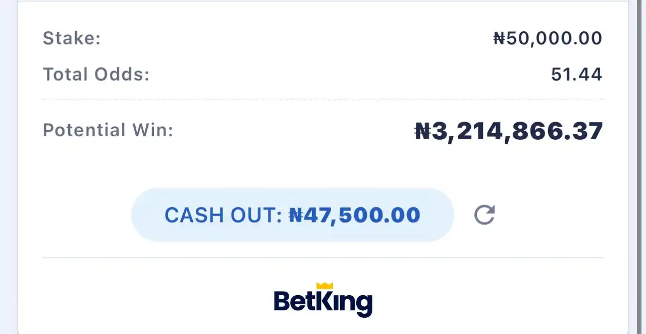 Image from Emmanuel Oc KING OF ALL SPORT: AUDACIOUS ODD ON BETKING CODE 👉🏻2V29YJ - 50 ODDS 👉🏻UY11UY - 10 ...