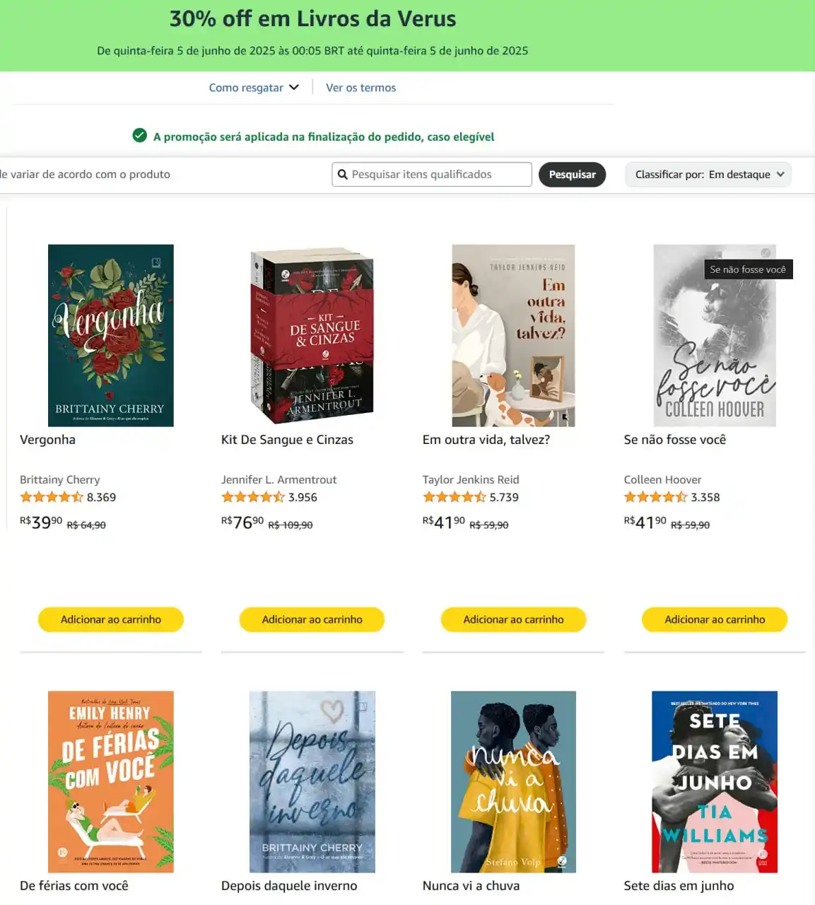Image from Promo De Livros - Bananamize 📚: 🚨🚨 CUPOM AMAZON -- ÚLTIMAS HORAS 📚 30% OFF de Desconto em Livros...