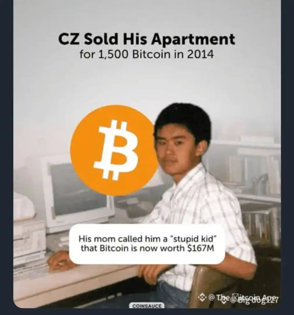 Image from Pi Network TZE: CZ a vendu son appartement pour 1 500 BTC en 2014 - Sa mère l'a traité...