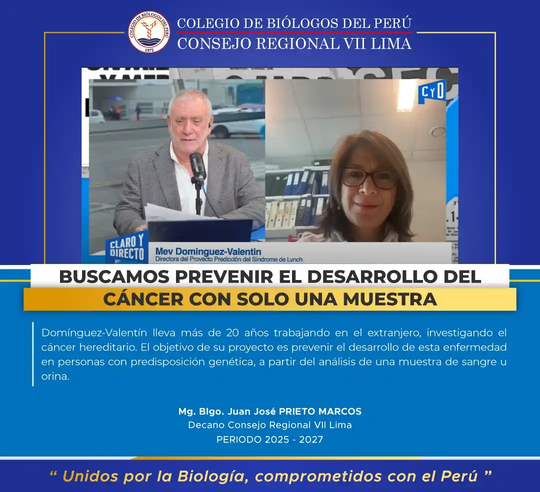 Image from CBP - CONSEJO REGIONAL VII LIMA: 🧬✨ El Colegio de Biólogos del Perú – Consejo Regional VII Lima compar...