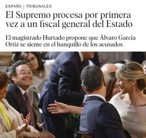 Image from Unión del Pueblo Navarro: 🔴 *El Fiscal General del Estado va a sentarse en el banquillo para se...