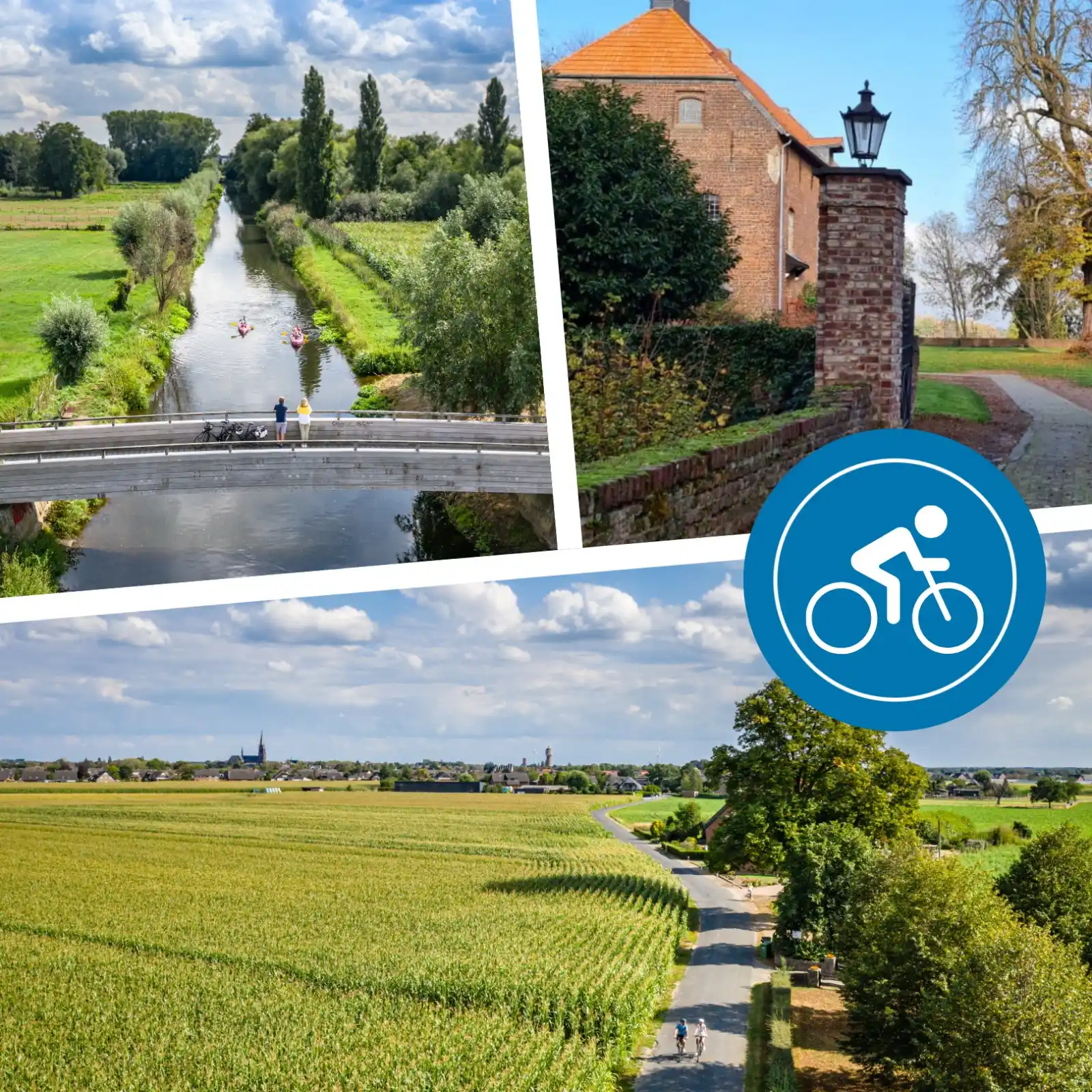Image from Kevelaer Marketing: 🚴♀️ *Fahrradroute der Woche: Durch Wiesen & Wälder* 🌳 Diese Runde ...