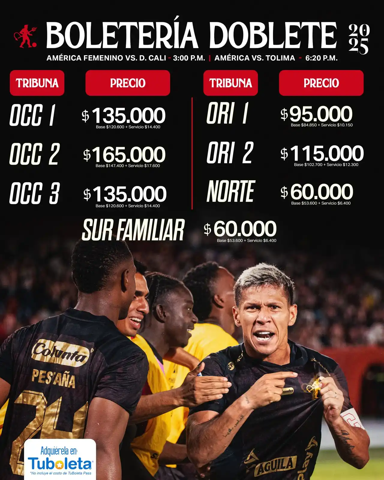 Image from 👺 ᗩᗰéᖇᎥᑕᗩ ᗪᗴ ᑕᗩᒪᎥ 🇨🇴: ⌛ Faltan 2️⃣ días para un nuevo doblete futbolero y el Pascual nos lla...