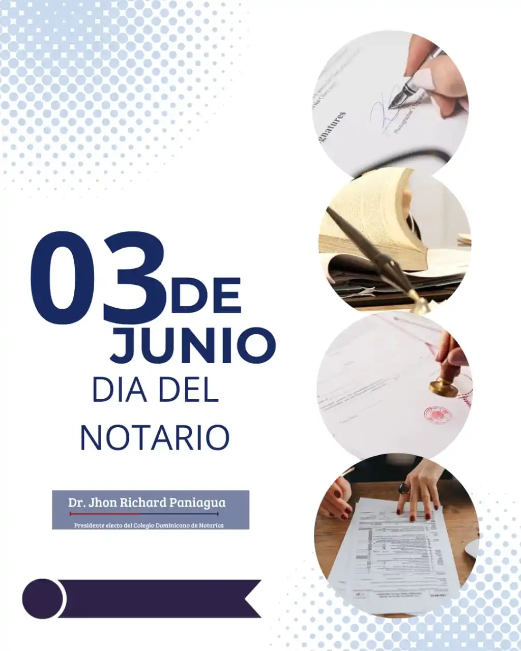 Image from Un Notario Para TODOS 🧑⚖️🧑🏾⚖️🧑✈️🧑🌾🧑🏫🧓: 📜 ¡Feliz Día del Notario! ✒️ Hoy celebramos la labor de quienes, con...