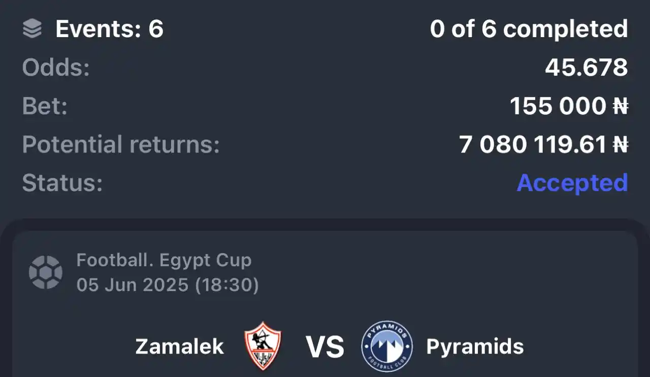 Image from Emmanuel Oc KING OF ALL SPORT: FIRST HALF DRAW 💥 TICKET ON PARIPESA CODES 👇👇👇 68616 - 45 ODDS...