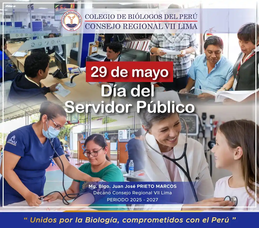 Image from CBP - CONSEJO REGIONAL VII LIMA: 👩💼✨ Hoy, 29 de mayo, rendimos homenaje al Día del Servidor Público,...