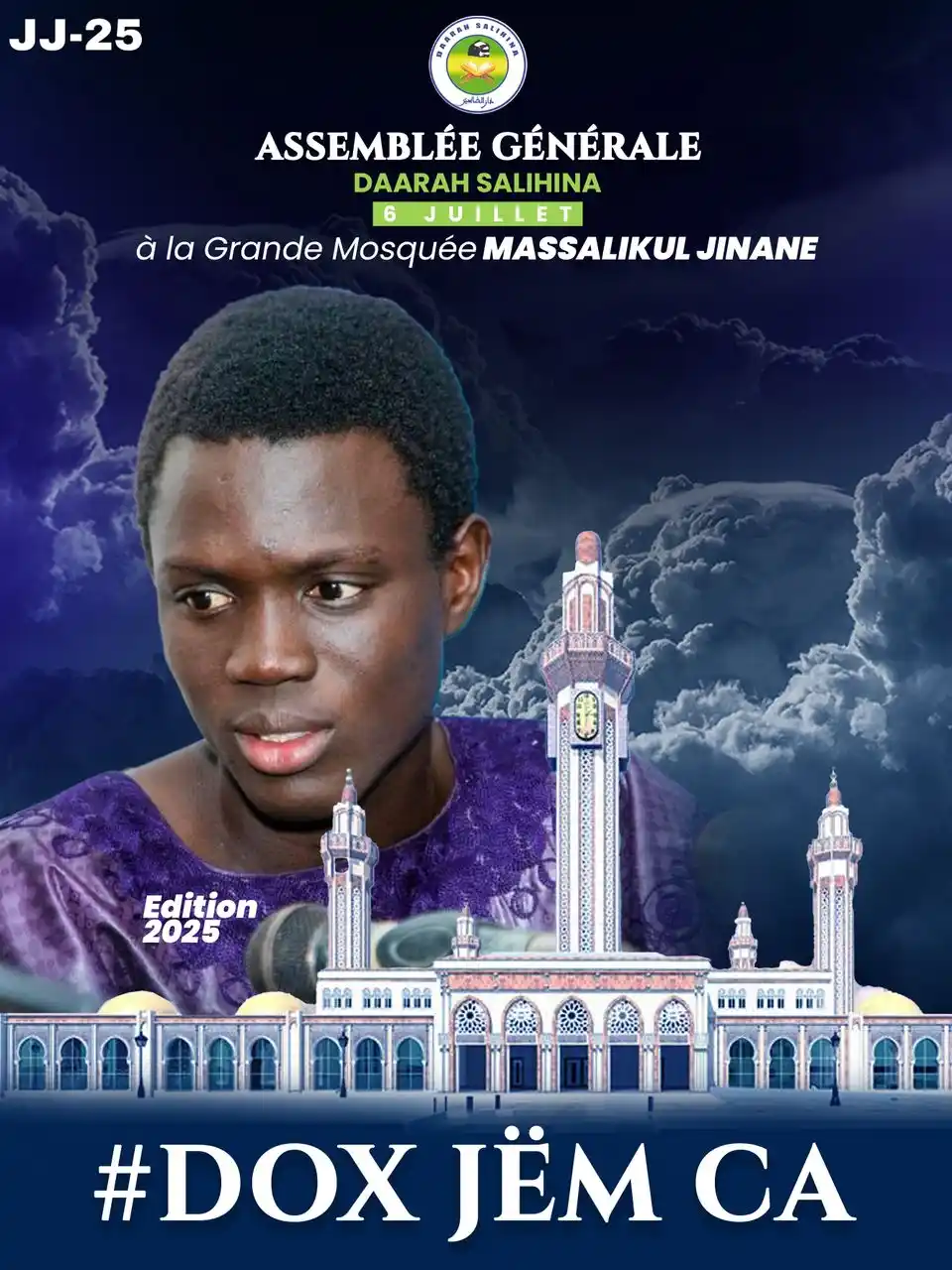 Image from Daarah Salihina Officiel: *J-25* *NATAAL (PHOTO) MOUSTAPHA NDIAYE* *KOUREL 1 SALIHINA TOUBA*...