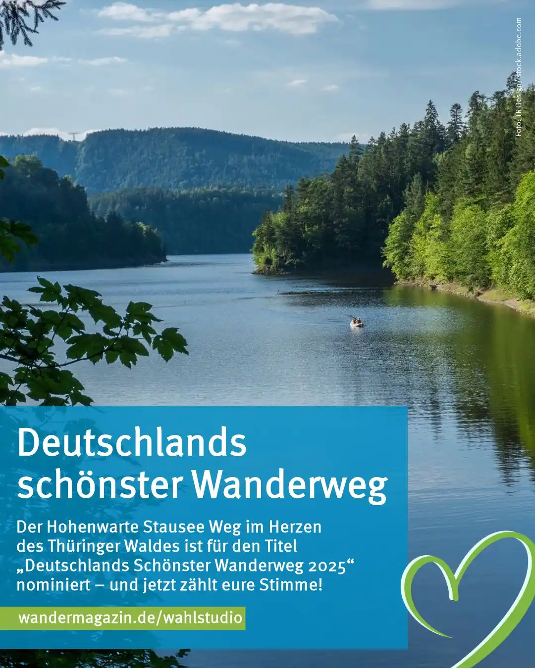 Image from Freistaat Thüringen: *Jetzt abstimmen für Thüringen!*💚 Der Hohenwarte Stausee Weg im Herz...