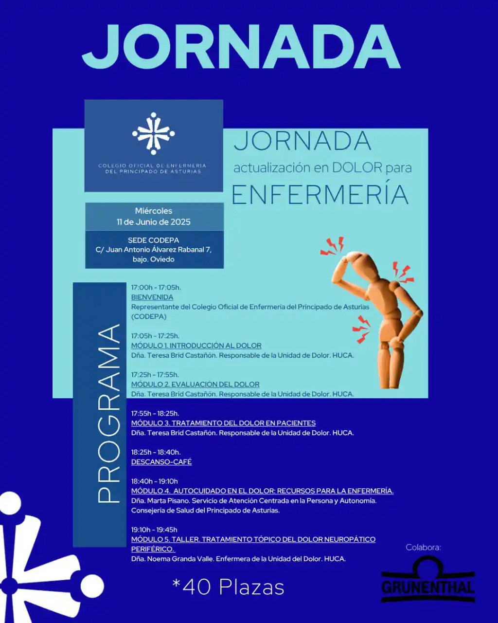 Image from Colegio de Enfermería del Principado de Asturias: *JORNADA ACTUALIZACION EN DOLOR PARA ENFERMERÍA.* El abordaje del do...