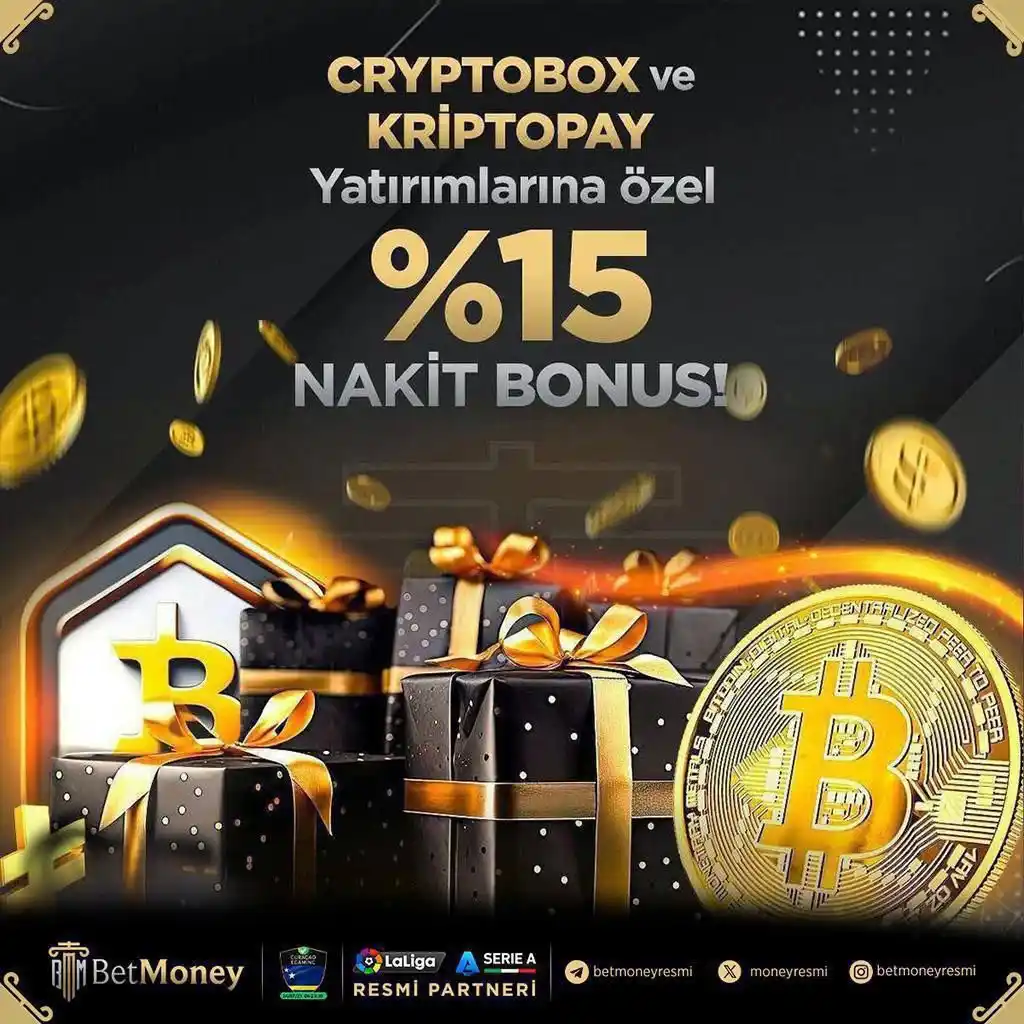 Image from BETMONEY: 🚀 *Kripto Yatırımlarına Özel %15 NAKİT bonus Hediye!* 💰*Şimdi Kript...