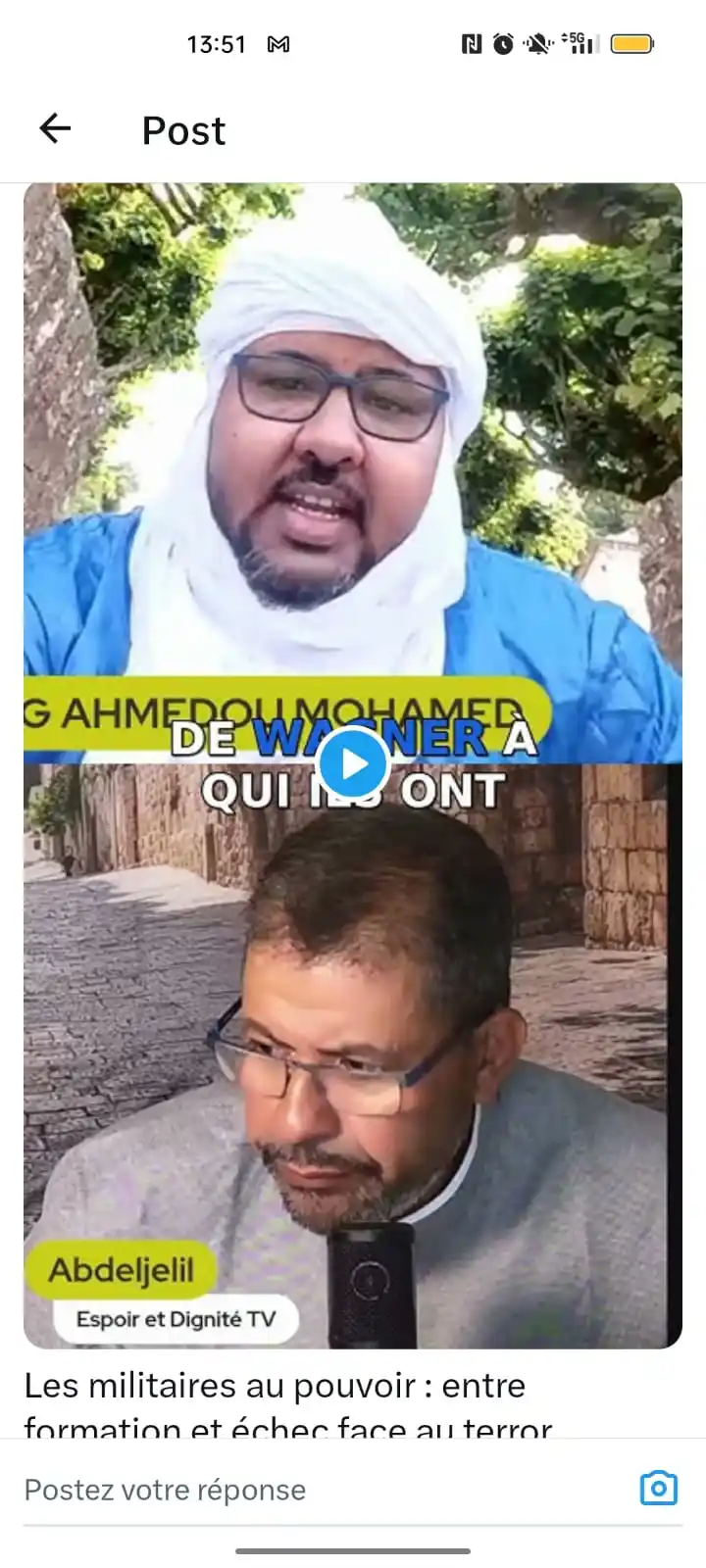 Image from Le Méhari Post de Mohamed AG Ahmedou du MTRM: La junte tient Kati et Koulouba, les djihadistes (JNIM/EIGS) tiennent ...