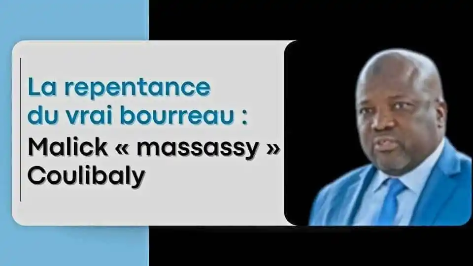 Image from Le Méhari Post de Mohamed AG Ahmedou du MTRM: 🔴 *La repentance du vrai bourreau*: *Malick « massassy » Coulibaly* ...