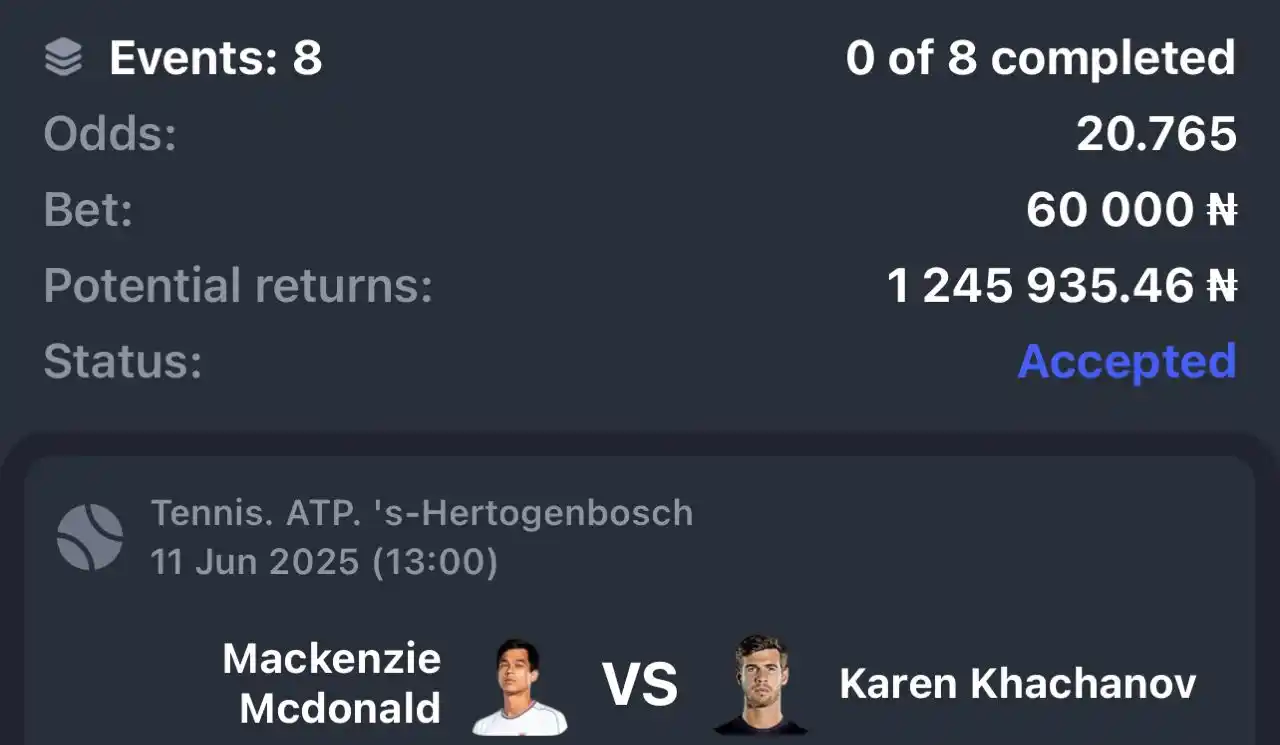 Image from Emmanuel Oc KING OF ALL SPORT: MIX SPORT 🎾🏀💥 TICKET ON PARIPESA CODES 👇👇👇 EXZ4S - 20 ODDS ...