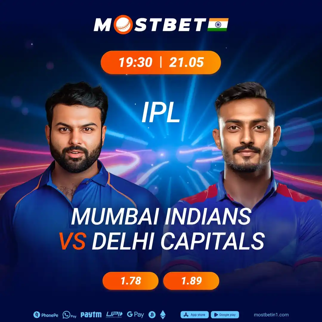 Image from MOSTBET INDIA: Mumbai Indians vs Delhi Capitals – Titans of Turf! ⚡️ When Mumbai’s f...