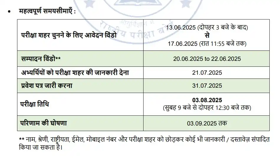 Image from India Sarkari Naukri 🇮🇳: **NEET PG 2025 New Exam Date Released** <a class="text-blue-500 hover:...
