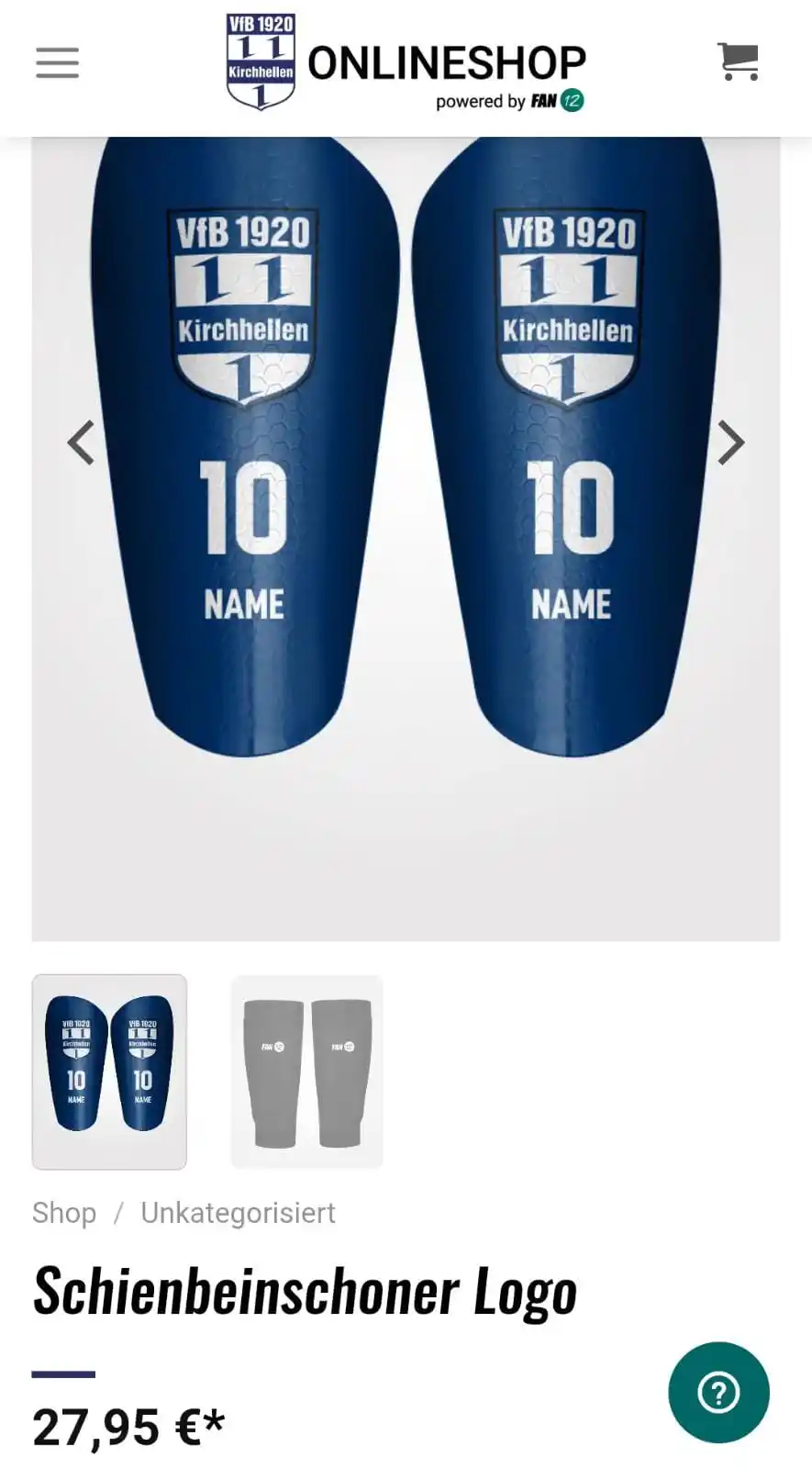 Image from VfB Kirchhellen 1920 e.V: Neu im VfB Fanshop: https://vfb-kirchhellen.fan12.de/shop/schienbeinsc...
