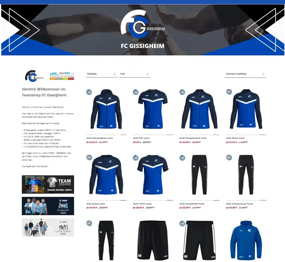 Image from FC 1921 Gissigheim e.V.: *Neue FC Gissigheim Kollektion 👕🧢 verfügbar* Nach 5 Jahren ist es wi...