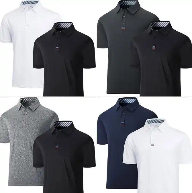 Image from Hot Deals | Coupons, Gutscheine, Preisfehler & Schnäppchen: ✅Nur 32,39€ ❌statt 53,99€ ➖➖➖➖ ➽ 2er Pack JACKETOWN Poloshirt Herren K...