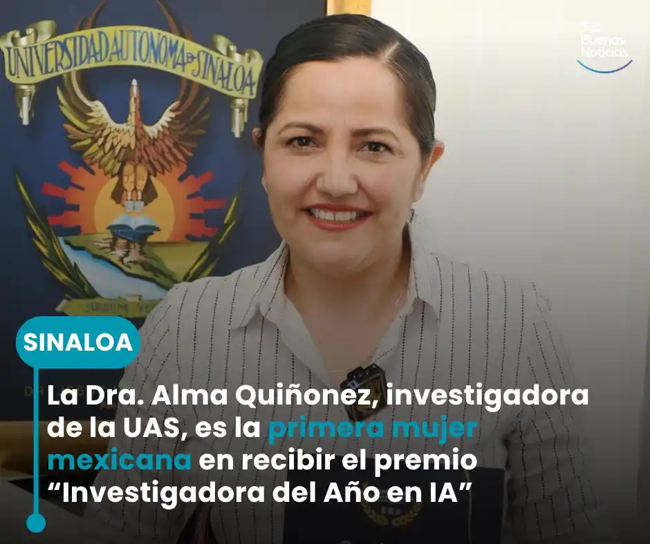 Image from Tus Buenas Noticias: ¡Orgullo sinaloense! La Dra. Alma Quiñonez, investigadora de la UAS, h...