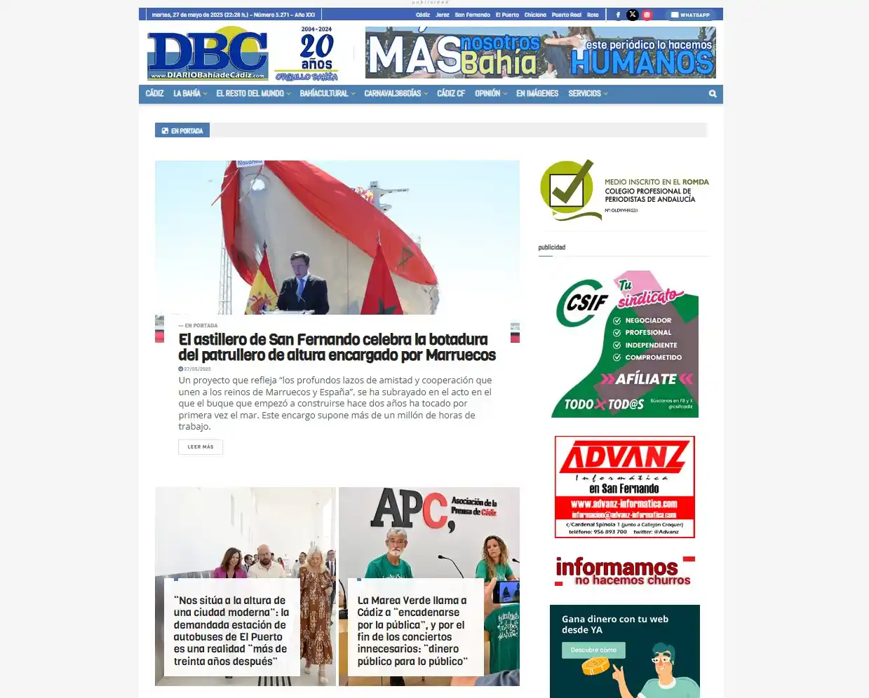 Image from DIARIO Bahía de Cádiz: <a class="text-blue-500 hover:underline cursor-pointer" href="/hashtag...