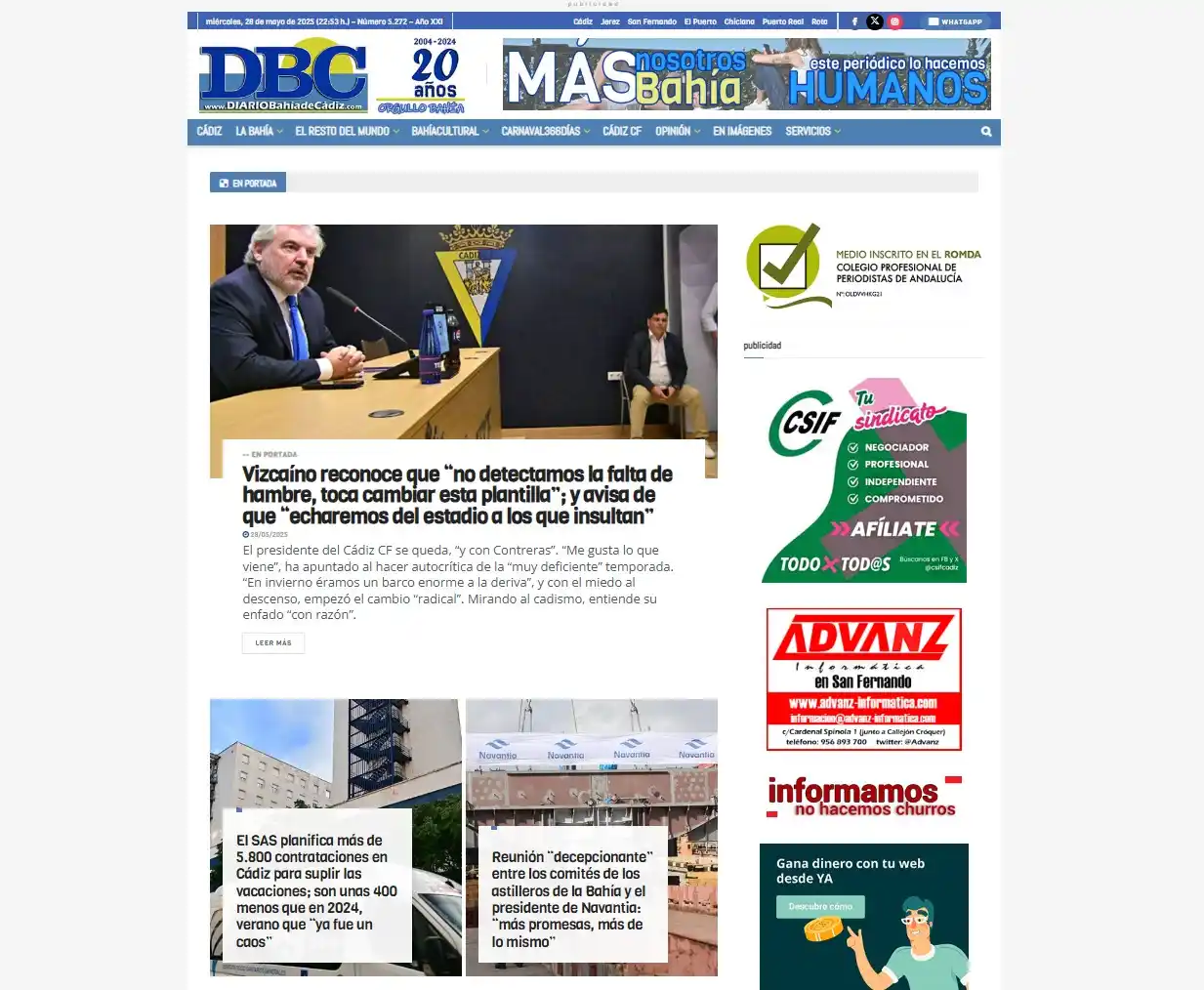 Image from DIARIO Bahía de Cádiz: <a class="text-blue-500 hover:underline cursor-pointer" href="/hashtag...