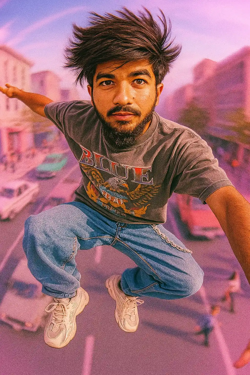 Image from Prime Seo Tools 🔥: *~Script~* Surreal photorealistic shot of a young man (using my face...