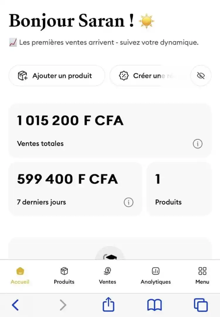 Image from Pi Network  TZE: Sidibé Saran a atteint 1 000 000 FCFA en 11 jours  https://chat.whatsa...