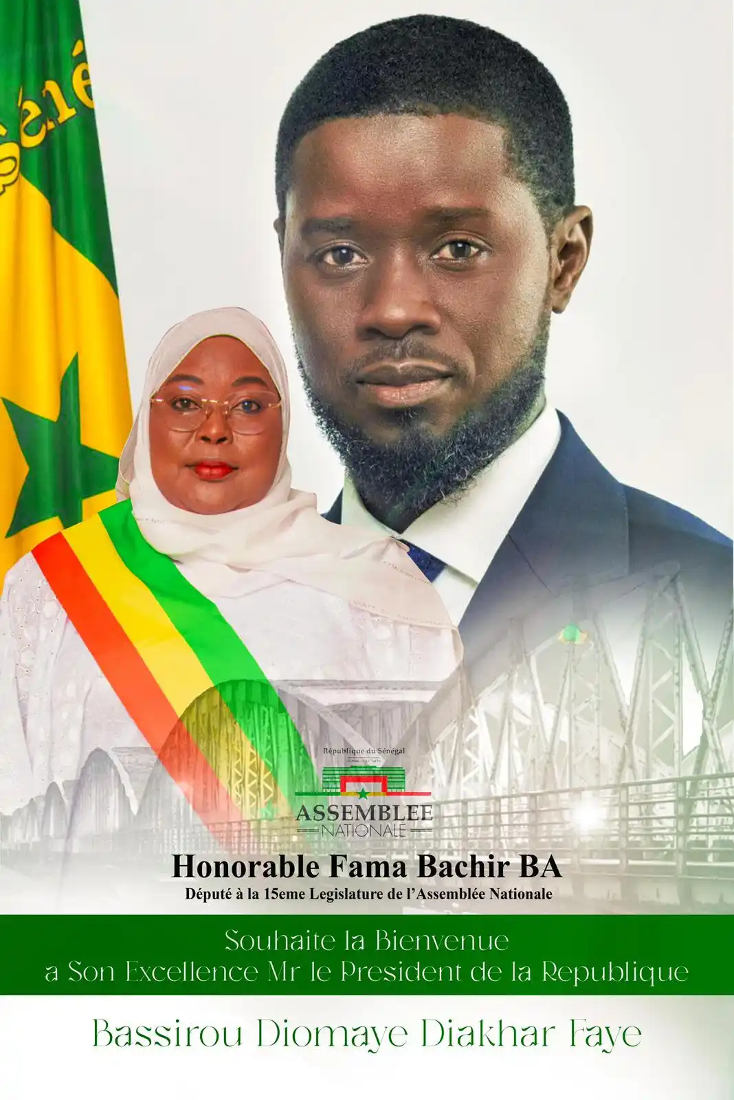 Image from PASTEF-Les Patriotes -/2050 🇸🇳: 🇸🇳 Bienvenue à Saint-Louis, Monsieur le Président ! 🇸🇳 En ce jour...