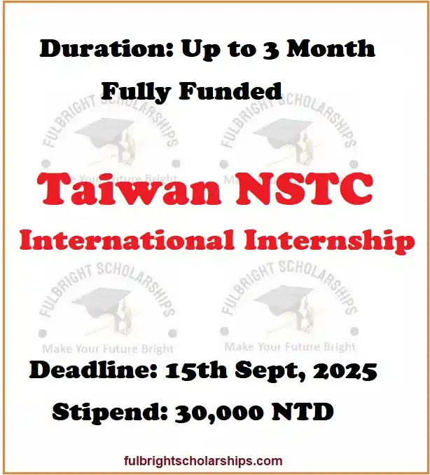 Image from Fully Funded Scholarships 2025: Taiwan NSTC International Internship 2025 | Paid Internship Program D...