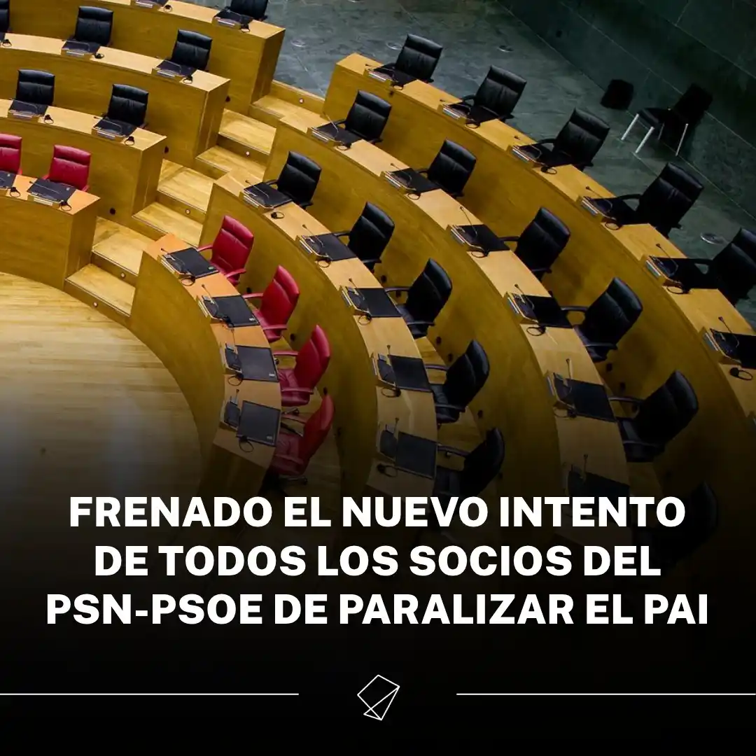 Image from Unión del Pueblo Navarro: ⚠️ *Todos los socios del PSN han pretendido paralizar en el <a class="...