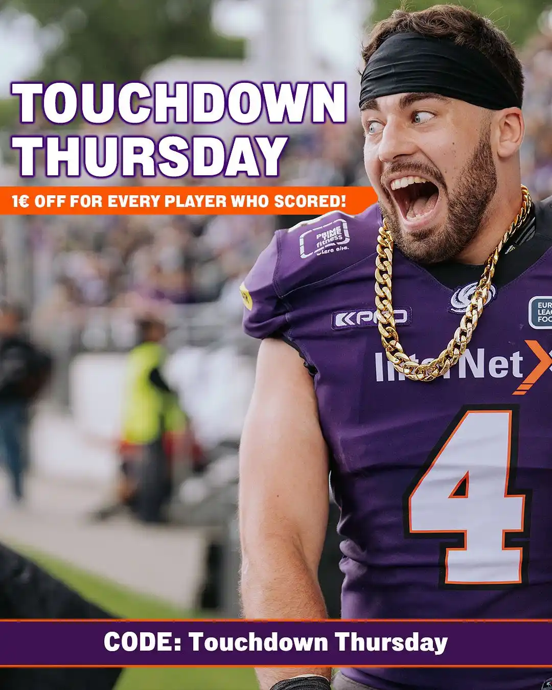 Image from Frankfurt Galaxy: 🏈 TOUCHDOWN THURSDAY! 🟣💥 Ihr feuert uns an – wir geben euch was zu...