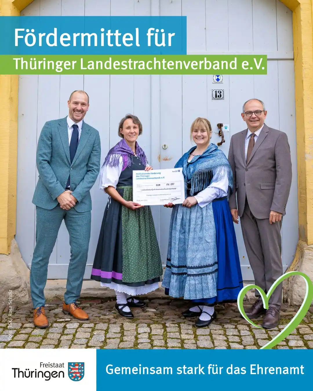 Image from Freistaat Thüringen: *Tradition trifft Zukunft* 🤝 Heute Vormittag übergab Ehrenamtsstaats...
