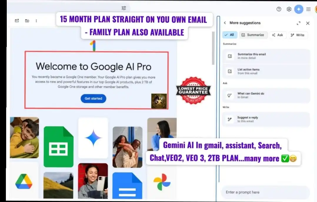 Image from Prime Seo Tools 🔥: VERY LIMITED SLOT LEFTS FOR GOOGLE GEMINI INCLUDING VIDEO GENERATION M...