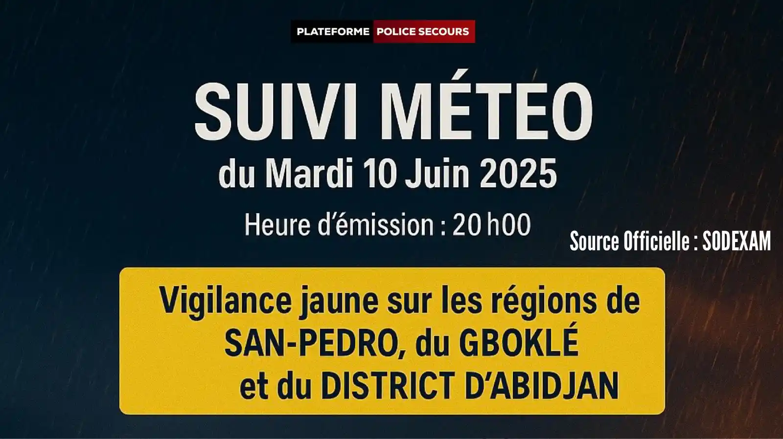 Image from POLICE SECOURS: ๐ก ๐๐๐๐๐๐๐๐๐ ๐๐๐๐๐ ๐ก Source Officielle : Sodexam *Sui...