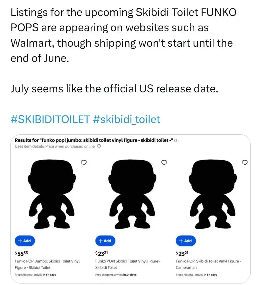 Image from OFFICIAL SKIBIDI TOILET SPOILERS: We got a new Funko Pops Skibidi Toilet. Omg we can't stop winning atp....