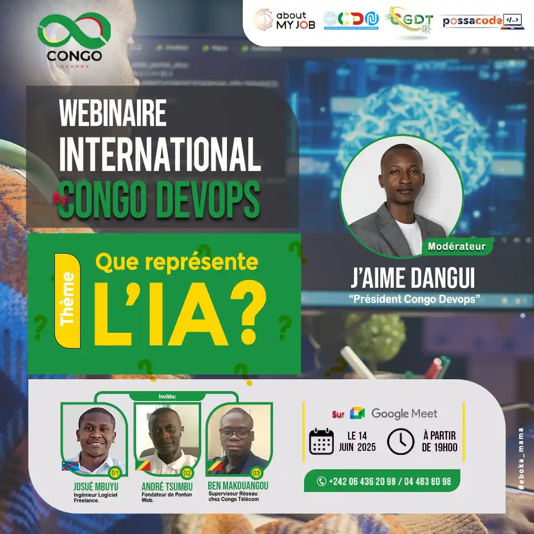 Image from 𝗔𝗖𝗗𝗡 🍃: *Webinaire International – 14 Juin* 🎙️ Thème : "Que représente l’IA ...