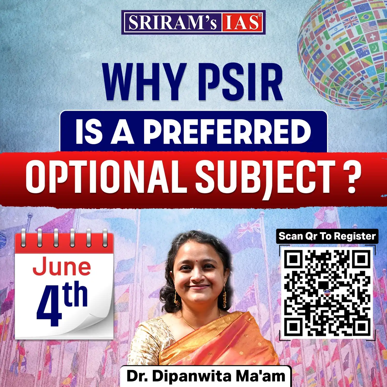 Image from SRIRAM's IAS OFFICIAL: *Why PSIR is A Preferred Optional Subject?* ⌚️  *Time - 12:00 Pm*  Ove...
