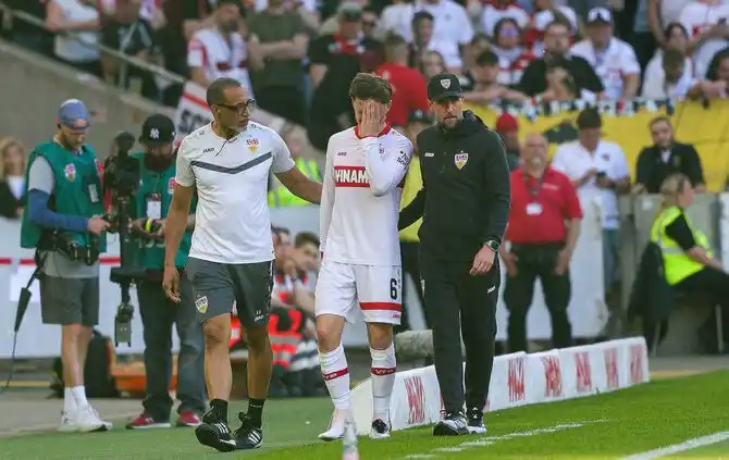 Image from VfB News by ZVW: Wie geht es Angelo Stiller? Wie läuft der Heilungsprozess? Und gibt es...