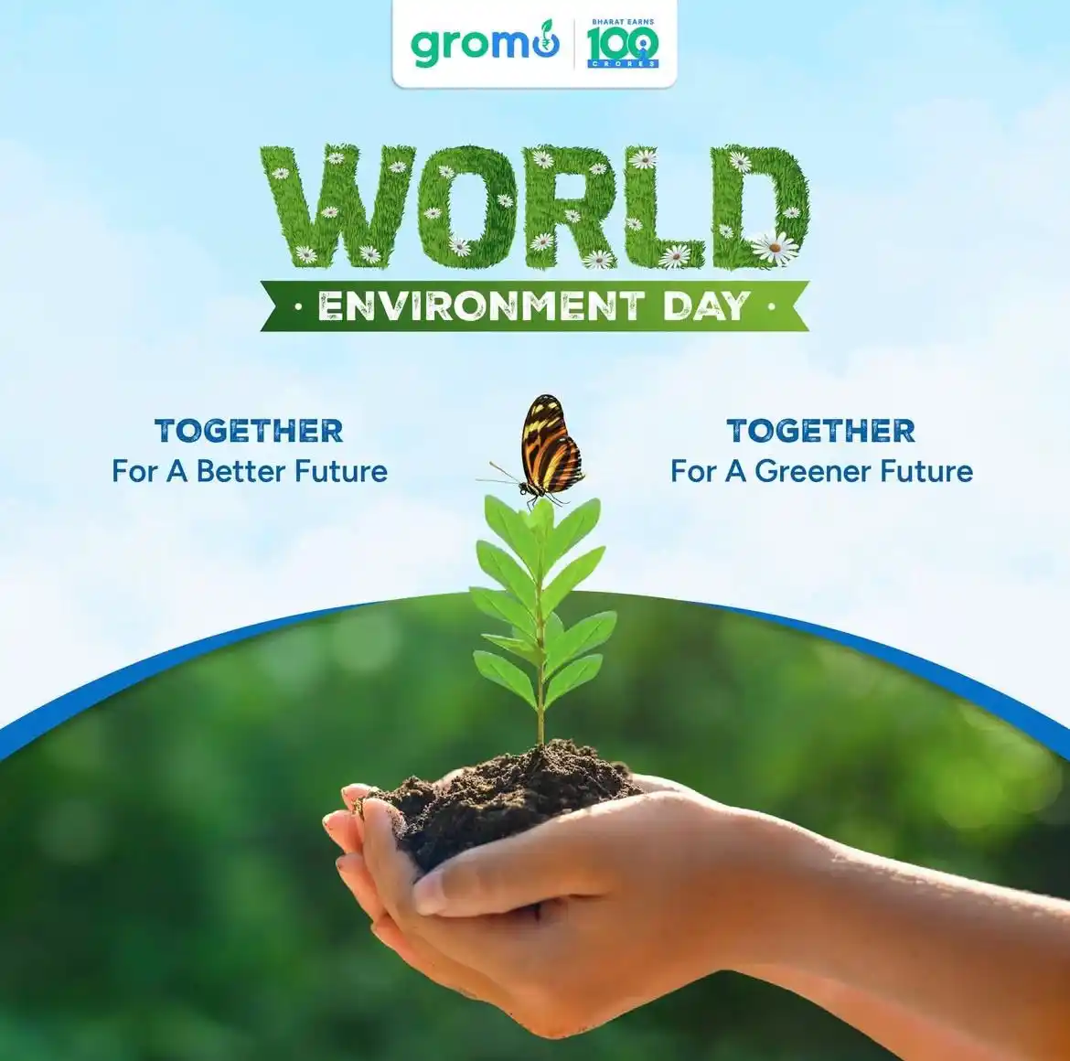 Image from GroMo: World Environment Day!🌱🌍 Chhoti chhoti efforts se hum sab milke apn...