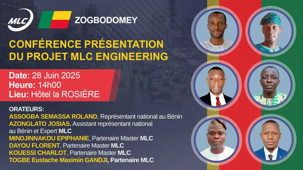 Image from 𝗖𝗥𝗬𝗣𝗧𝗢 & 𝗔𝗖𝗧𝗜𝗢𝗡𝗡𝗔𝗥𝗜𝗔𝗧 𝗙𝗢𝗥𝗘𝗩𝗘𝗥 🕊️💯: ZOGBODOMEY. Conférence Présentation du projet MLC Engineering Découvre...