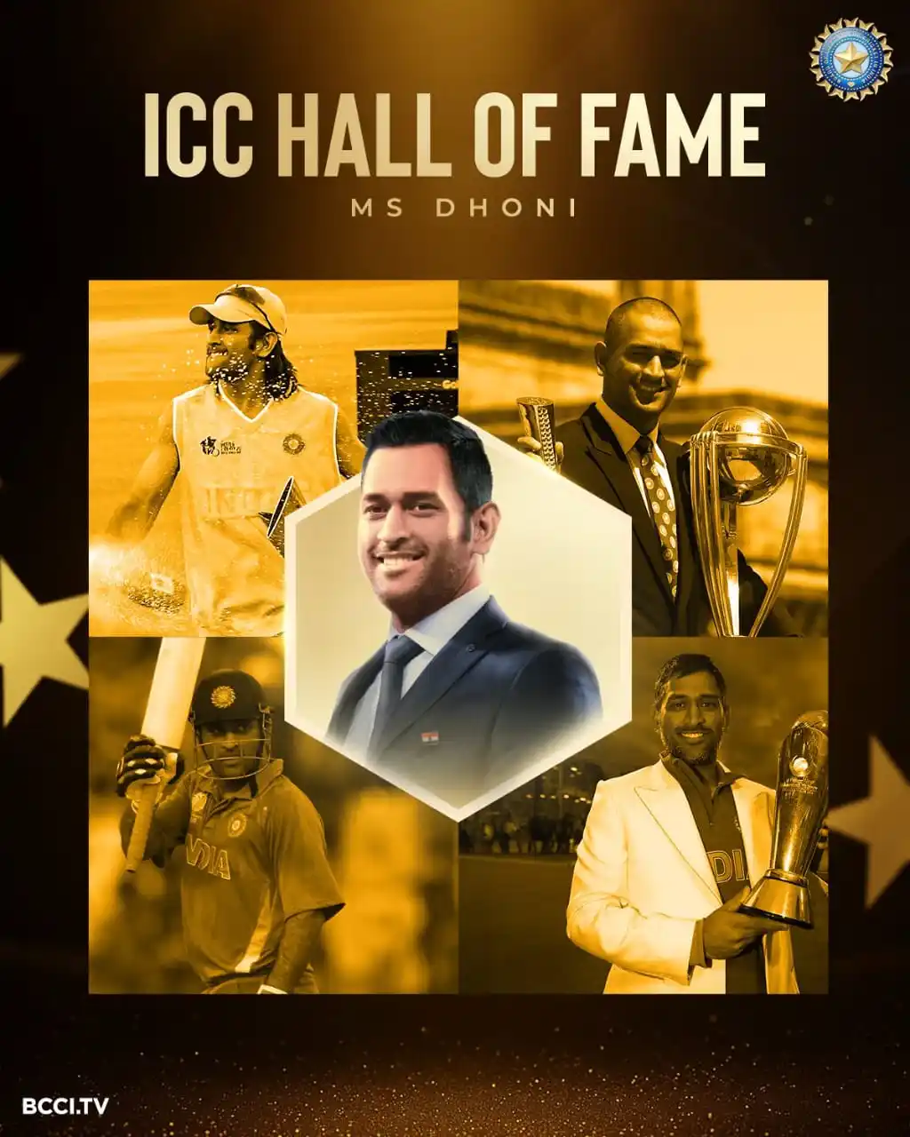 Image from Cricnewws: 2⃣0⃣0⃣7⃣ ICC World T20 winning captain 2⃣0⃣1⃣1⃣ ICC Cricket World Cup...